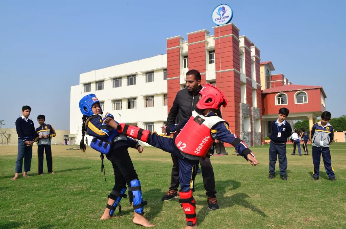 Excelsum High School campus